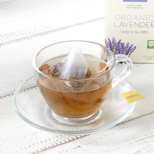 Infusion lavande bio Dabien en tasse