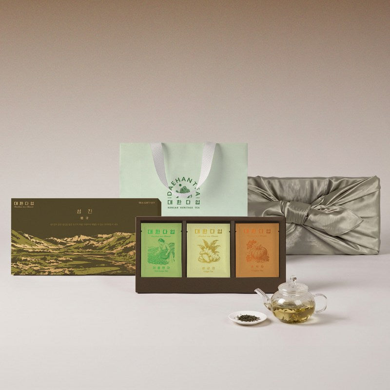 Coffret Seomjin 9 thés coréens en sachets