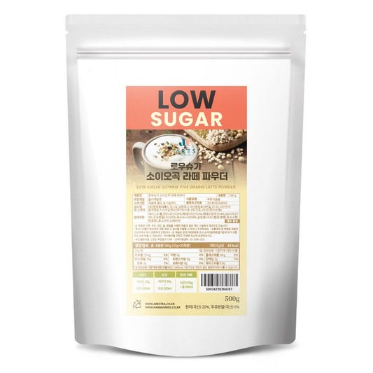 ARES Soymilk Five Grains Latte à l'érythritol, poudre de soja et céréales coréennes 500g