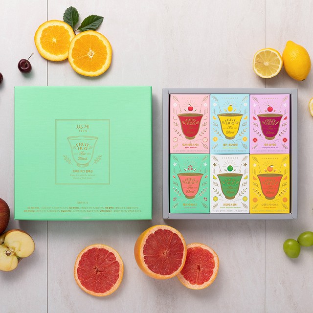 Fruit Hug Collection, les six saveurs