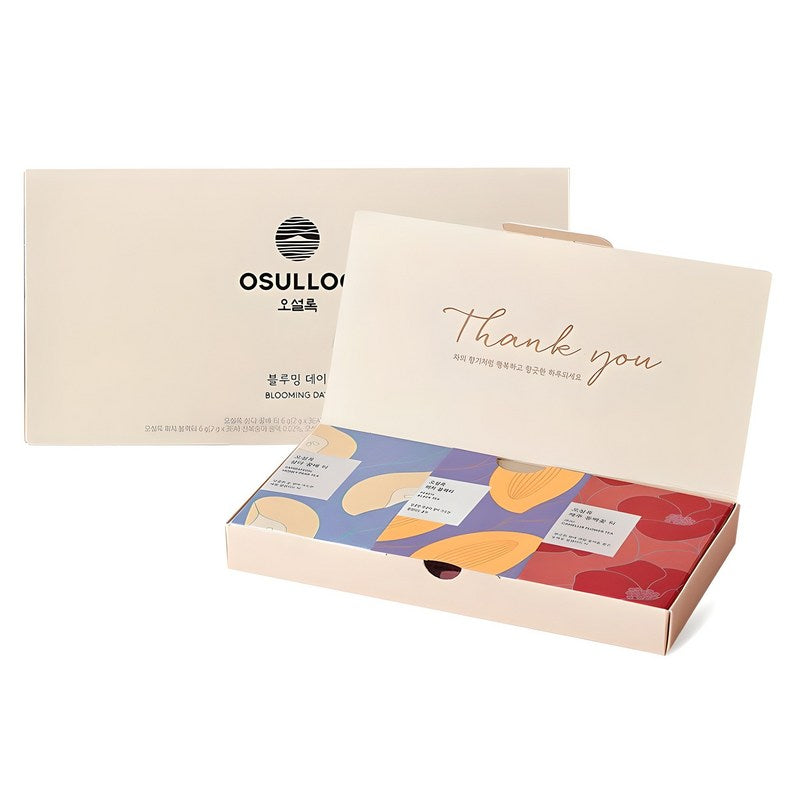 Coffret OSULLOC Blooming Day 3 thés