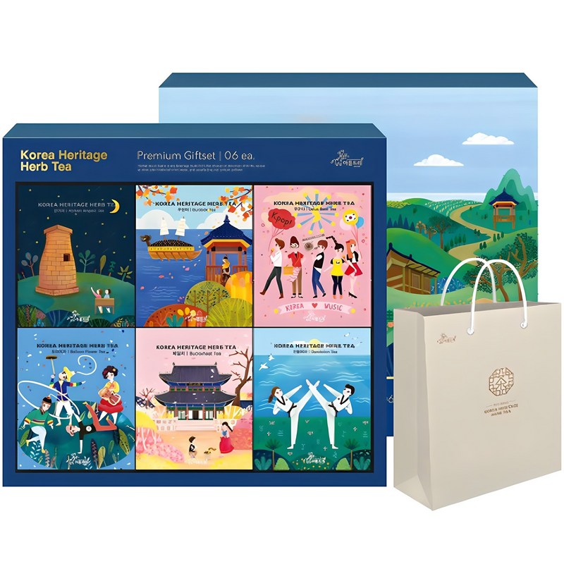 Coffret thés traditionnels coréens Arumdre