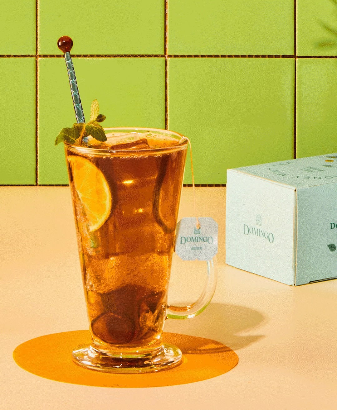 Thé miel menthe