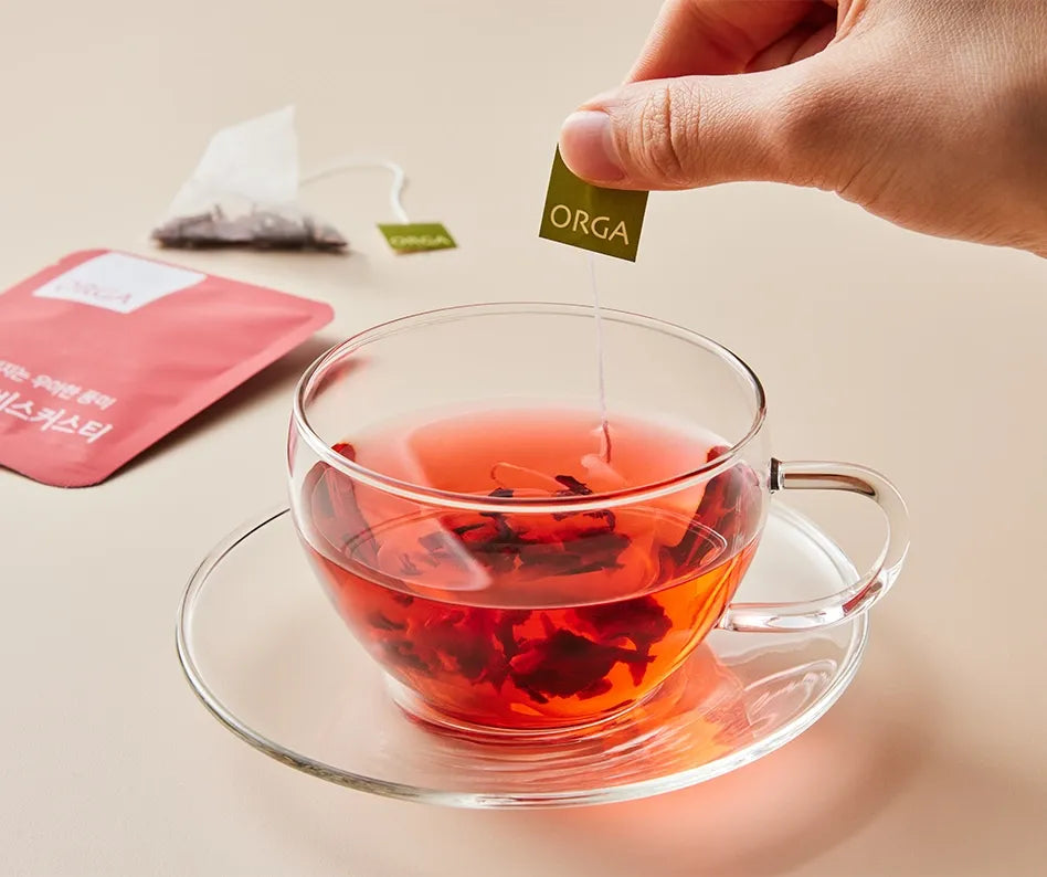 L’Énergie Pourpre (Hibiscus Bio) — Collection ORGA exemple utilisation Infusion hibiscus bio