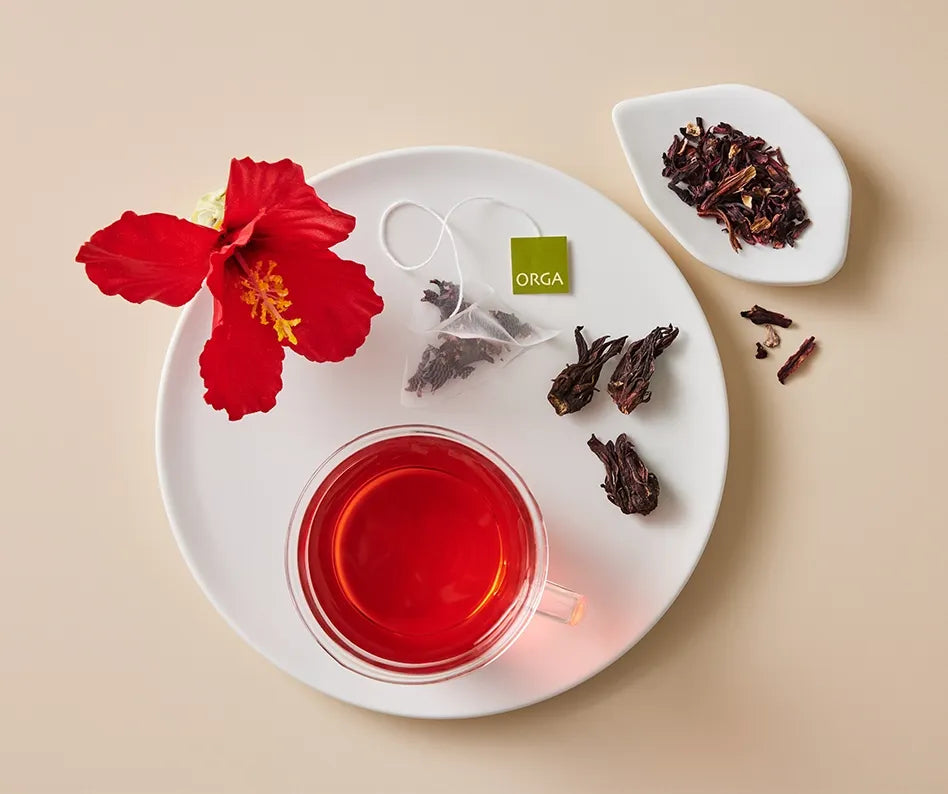 L’Énergie Pourpre (Hibiscus Bio) — Collection ORGA presentation the Infusion hibiscus bio