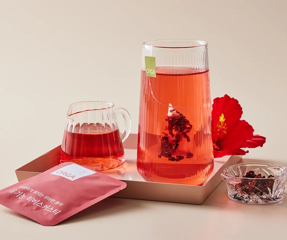 L’Énergie Pourpre (Hibiscus Bio) — Collection ORGA detail thé seoul Infusion hibiscus bio