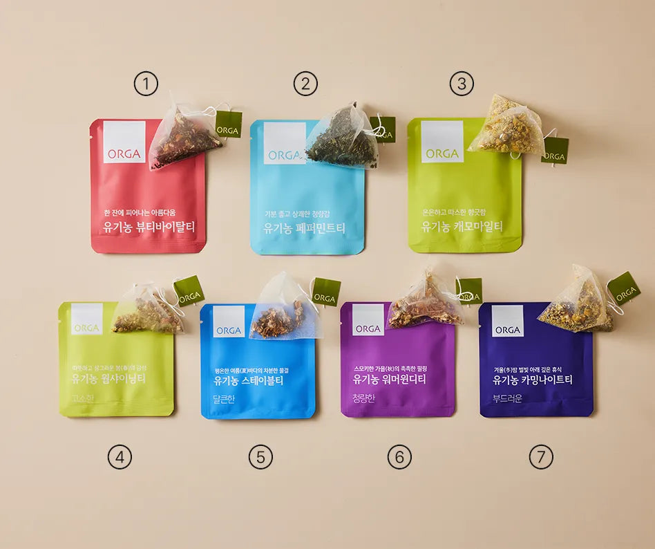 Le Livre des 7 Jours (Tea Edition 7 Days Book) — Collection ORGA sachets Coffret infusions biologiques