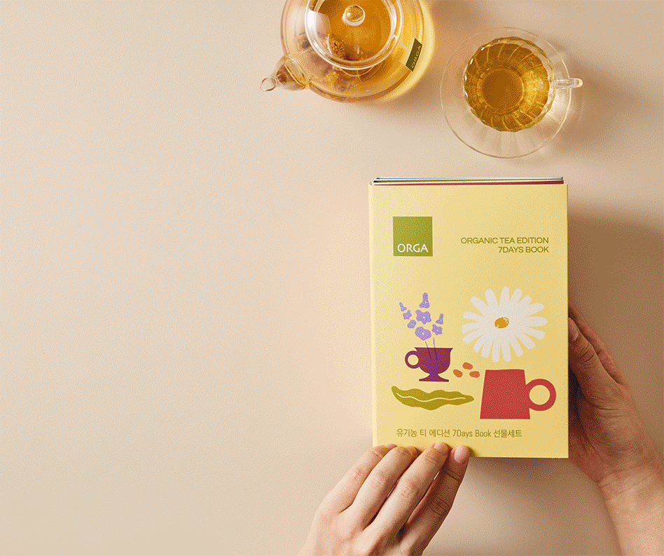 Le Livre des 7 Jours (Tea Edition 7 Days Book) — Collection ORGA contenu thé Coffret infusions biologiques