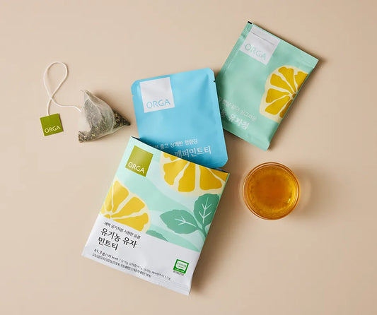 Le Souffle de Jeju (Yuja & Menthe Bio) — Collection ORGA sachet thé Infusion Yuja bio
