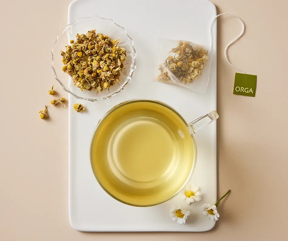 La Sérénité Organique (Camomille Bio) — Collection ORGA plateau Infusion camomille bio