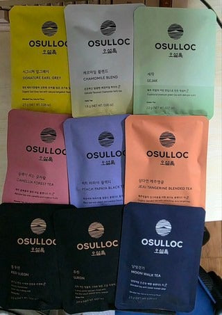 Coffret prestige Osulloc contenu