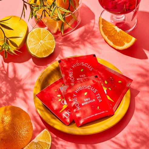 Infusion hibiscus miel