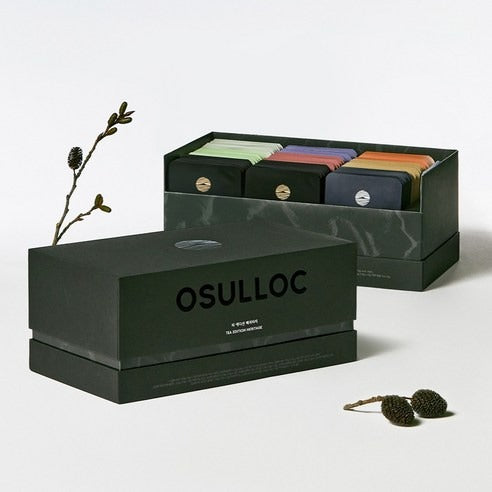 Coffret prestige Osulloc ouvert