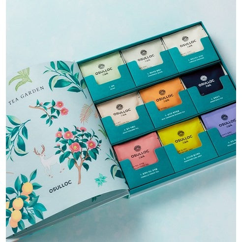 Coffret thé Osulloc boite ouverte