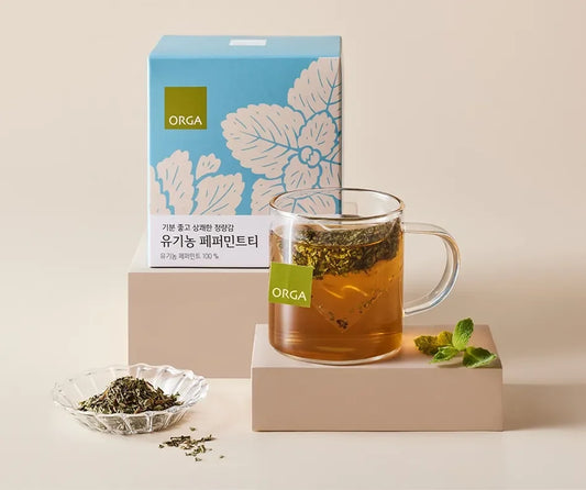 Infusion menthe poivrée bio orgapresentation 
