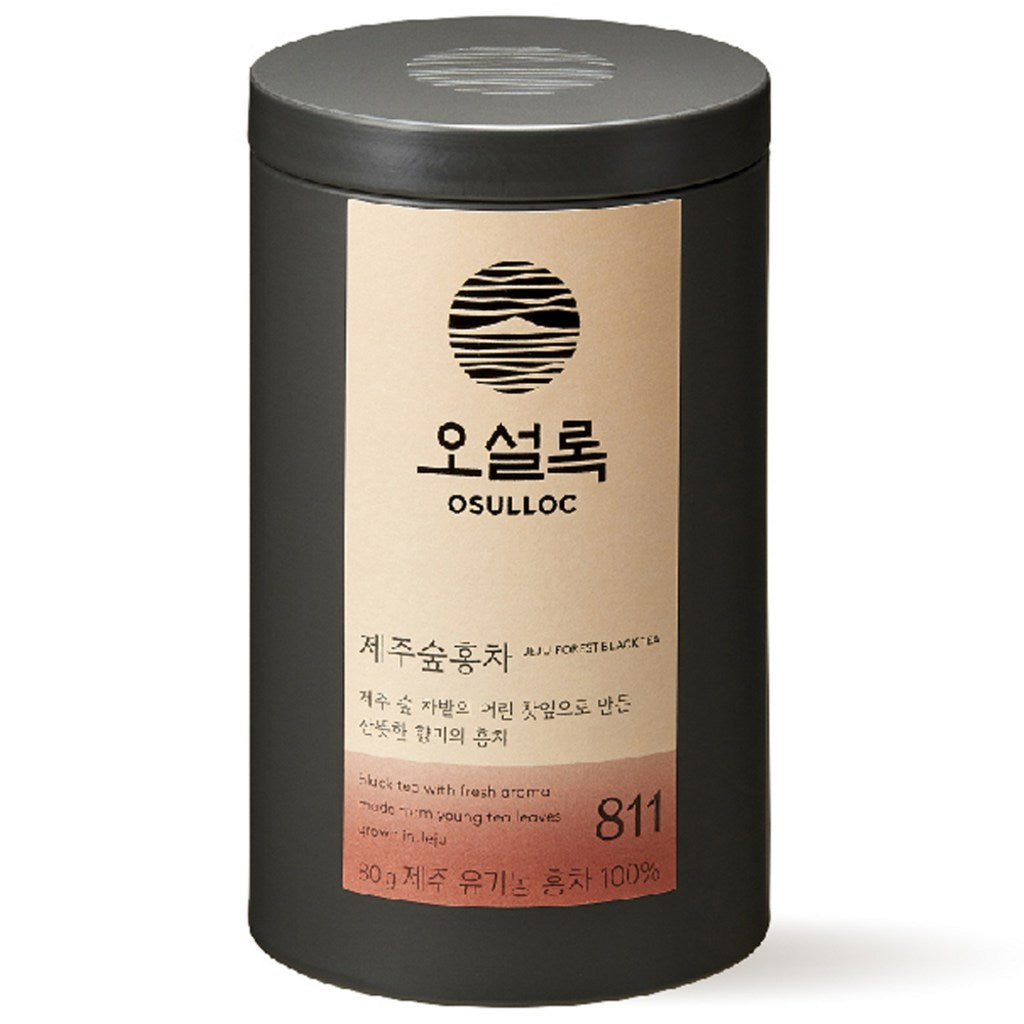 OSULLOC Thé Noir Bio Forêt de Jeju 80g