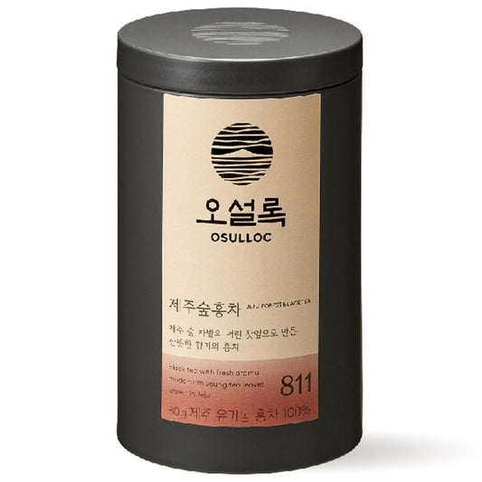 OSULLOC Thé Noir Bio Forêt de Jeju 80g